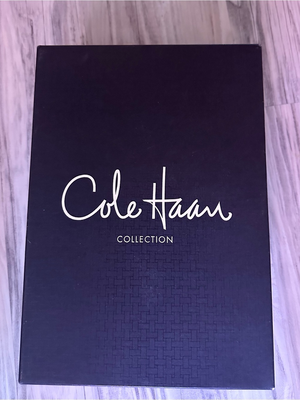 Cole Haan Black and White Script Wall Art